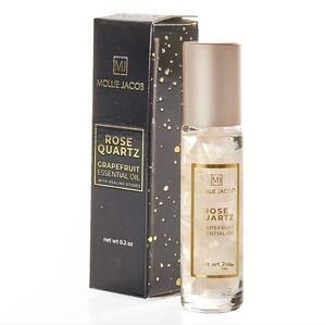 Mollie Jacob Rose Quartz Grapefruit Essential Oil with Healing Stones